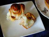 Cinnamon rolls ou brioche roulée à la cannelle des Etats-Unis