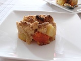 Crumble exotique : papaye, ananas