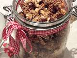 Granola aux amandes et chocolat