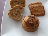 Muffin ou mi-cuit aux spéculoos