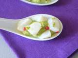 Tartare de saint-Jacques à l’avocat