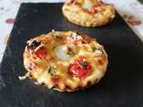 Tartelettes aux petits oignons et tomates cerises