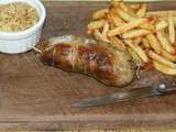 De l'andouillette de Troyes sauce moutarde