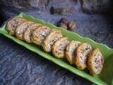 Escargots feuilletés à la fourme d'ambert et noix