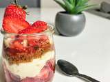 Verrine aux fraises, mascarpone et spéculoos