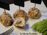 Boulettes de Poulet Panées a l'Avoine Coeur Mozza Basilic