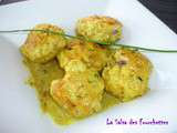 Boulettes De Volaille Au Curry, a la Coriandre et Au Lait de Coco