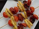 Brochettes de Gnocchis au Chorizo