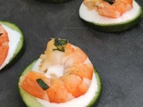 Canape Concombre Crevettes