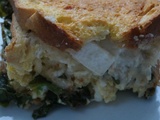 Croque cake Salade Chèvre