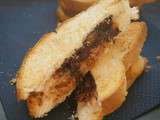 Croque monsieur sucre Poires Litchis Speculos Chocolat