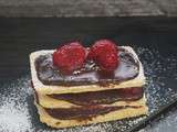 Dessert Façon Millefeuille Chocolat Framboises