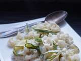 One pot Pasta Courgette Chèvre et Basilic