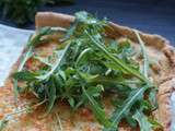 Pizza Blanche Mozzarella Roquette Sirop d'Erable