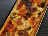 Quiche Tomates Mozzarella et Basilic