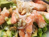 Salade Asiatique aux Crevettes