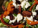 Salade Au Potimarron Rôti et Feta