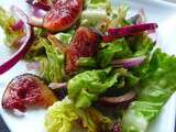 Salade folle Sucrine Figues Noix de Jambon