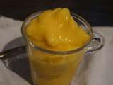 Sorbet à la Mangue et au Miel Sans Sorbetière