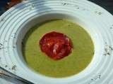 Soupe Courgettes Chorizo Saint-Agur