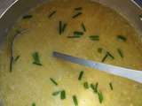 Soupe froide Poireaux Curry Coco