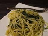 Spaghettis Au Pesto d'Epinard