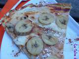 Tarte flambee Banane Pain d'épices