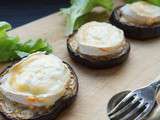 Toasts d'Aubergines Gratinés Au Chèvre