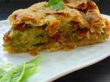 Tourte Courgettes Tomates Séchées Parmesan