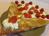 Crèpe fraises chantilly