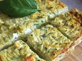 Clafoutis salé aux 3 courgettes et à la feta