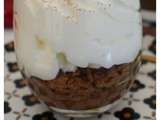 Coupe mousse chocolat gavotte chantilly