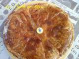 Galette des rois frangipane poires chocolat