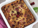 Gratin de cerises allégé