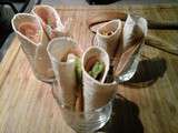 Petits wraps au poulet