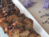 Pudding aux madeleines au chocolat