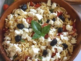 Salade d'orzo façon grecque