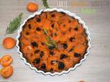 Tarte abricots noisette et romarin