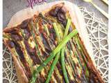 Tarte asperges vertes et speck