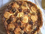 Tarte aux 3 fromages et aux noix