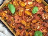 Tarte aux tomates et au pesto