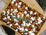 Tarte butternut oignons rouges et feta