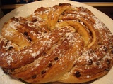 Kringle Estonien à la pâte de spéculoos et pépites de chocolat