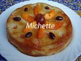 Clafoutis aux abricots, miel, amandin, glace à la vanille