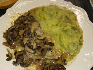 Filet mignon de veau moutarde et champignons