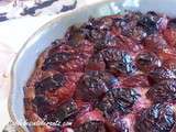 Tarte aux prunes stanley, sans gluten, sans lait, avec ou sans beurre, sans sucre