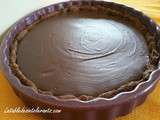 Tarte tout chocolat, sans gluten, sans lait, sans sucre