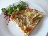 Quiche thon-artichaut confit-tomate cerise-pecorino-basilic