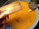 Soupe potimarron et tomme