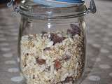 Muesli aux noisettes et cranberries